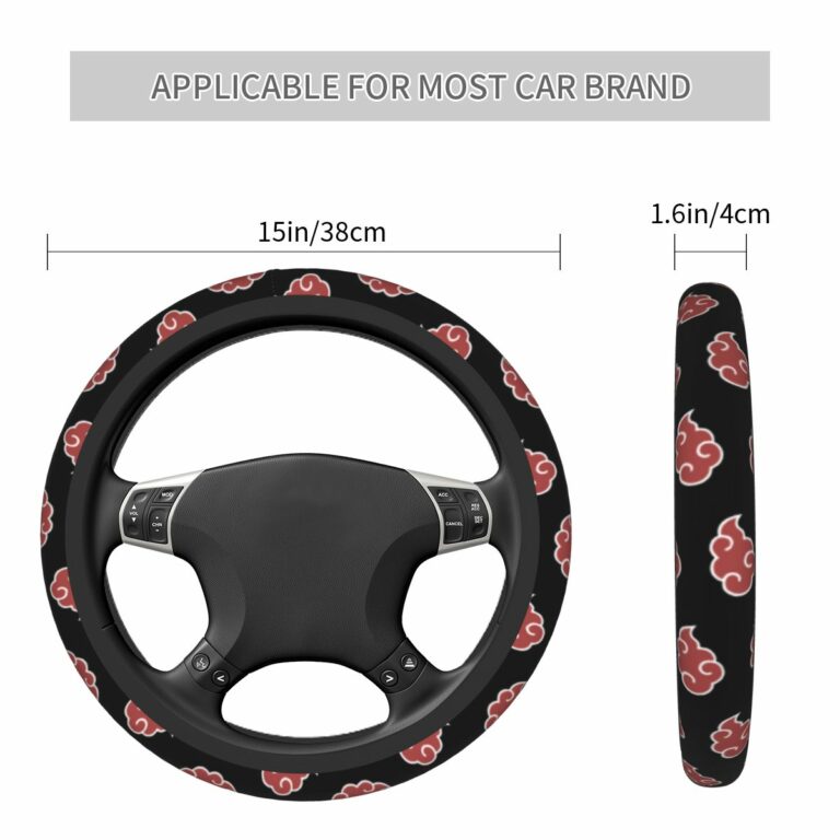 Buy Naruto Akatsuki Themed Cool Car Steering Wheel Cover Car Decoration