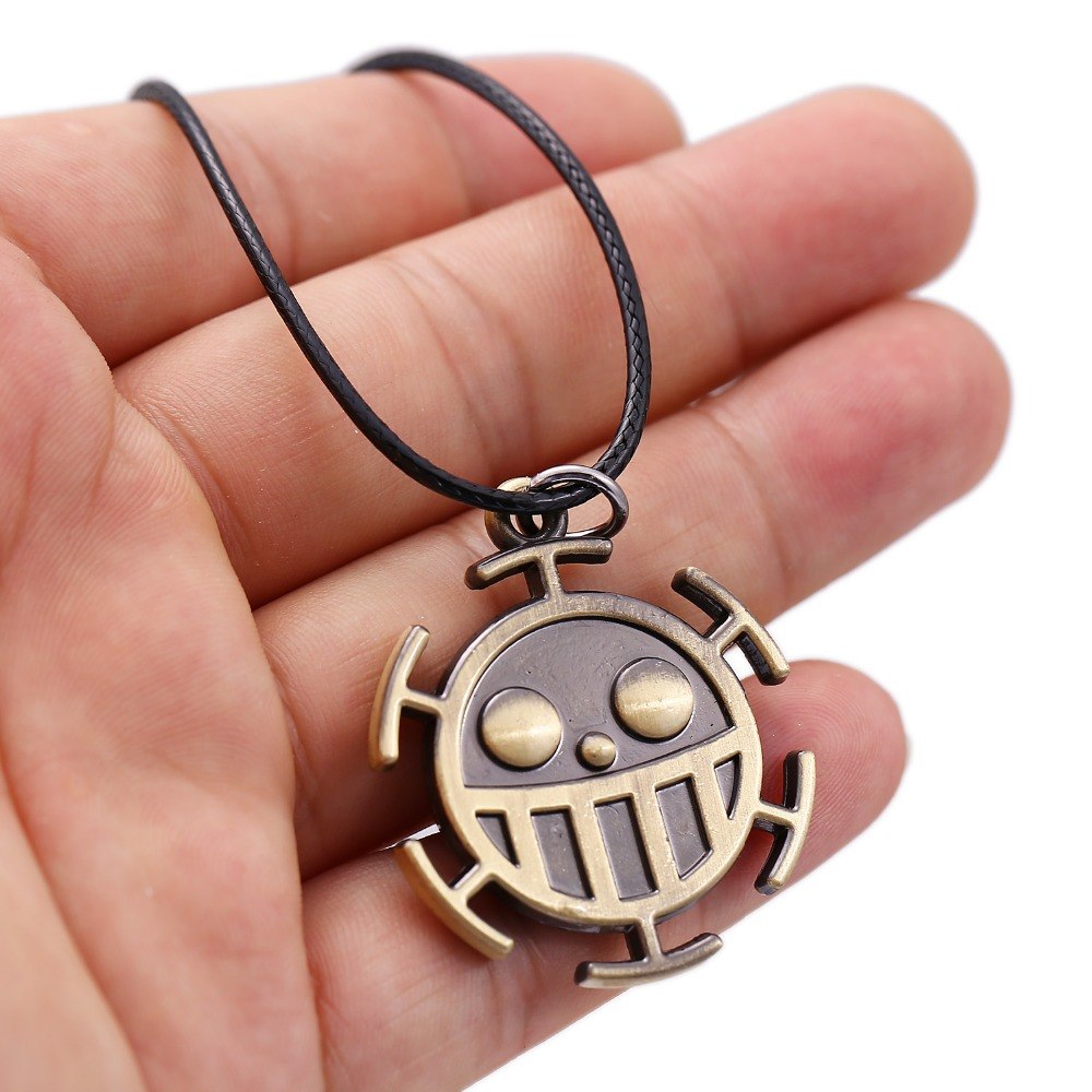 One Piece – Heart Pirates Trafalgar Law Emblem Necklace Pendants & Necklaces
