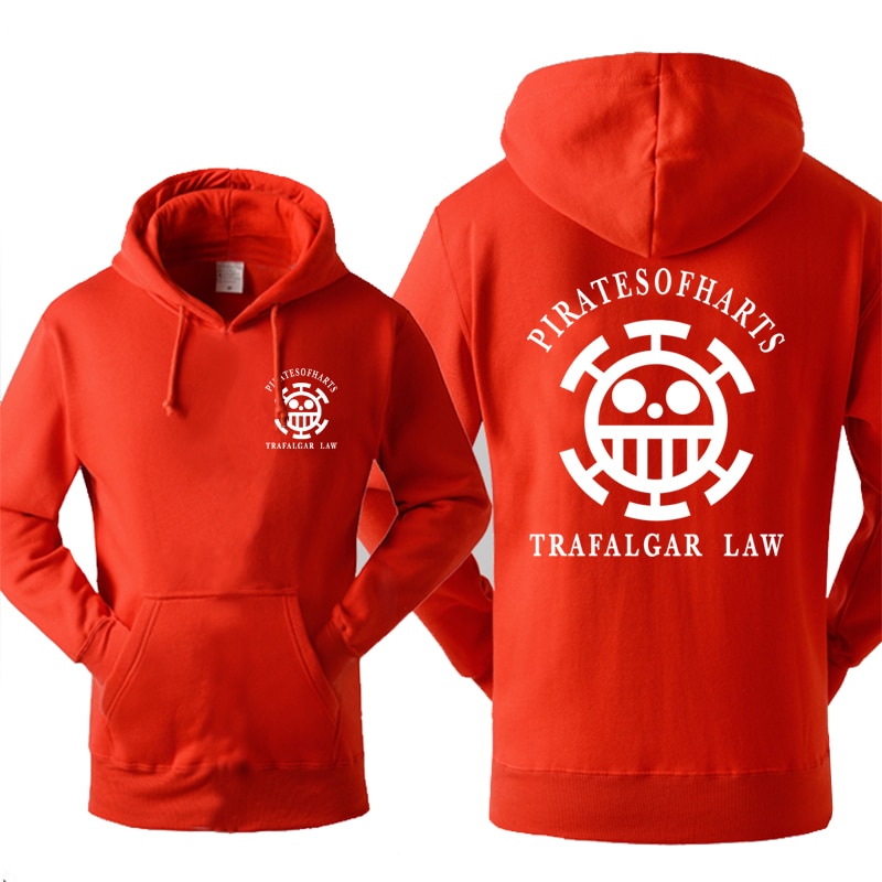 One Piece – Trafalgar Law Cotton Hoodie (5 Colors) Hoodies & Sweatshirts
