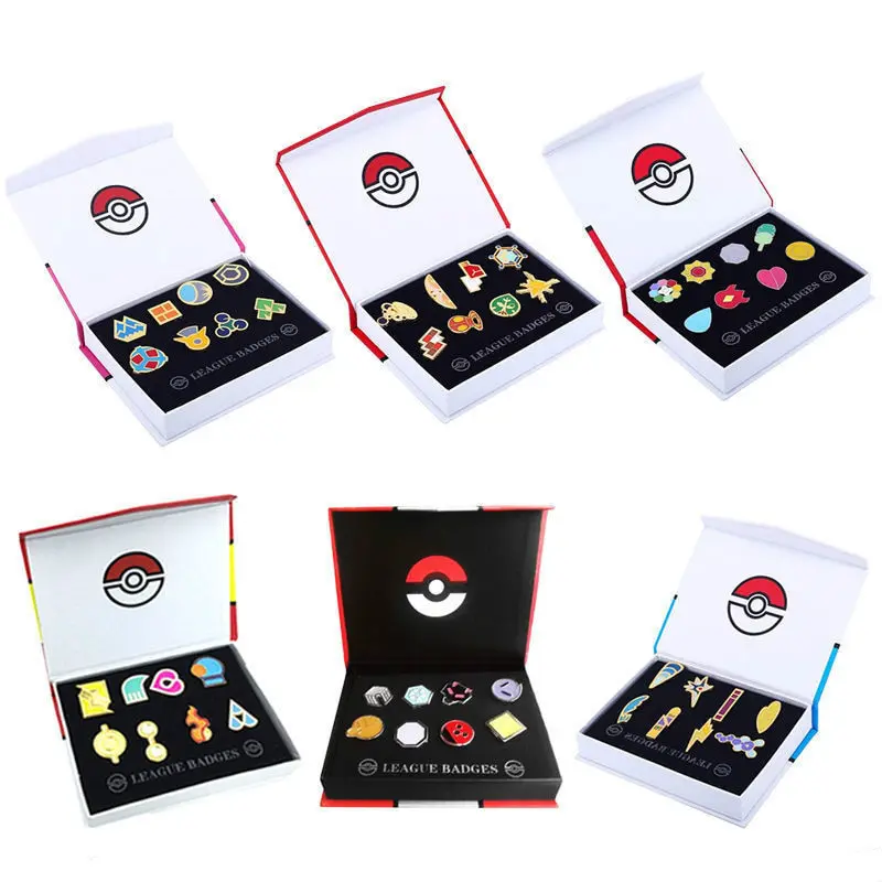 Buy Pokemon - Gym Badges League Region Pins (10 Variations
