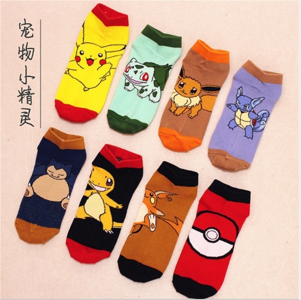 Pokemon – Low Cut Socks (13 Styles) Shoes & Slippers