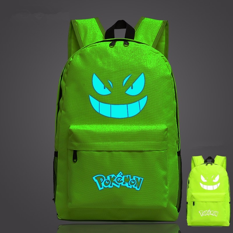 Pokemon – Gengar Glowing Backpack (16 Colors) Bags & Backpacks