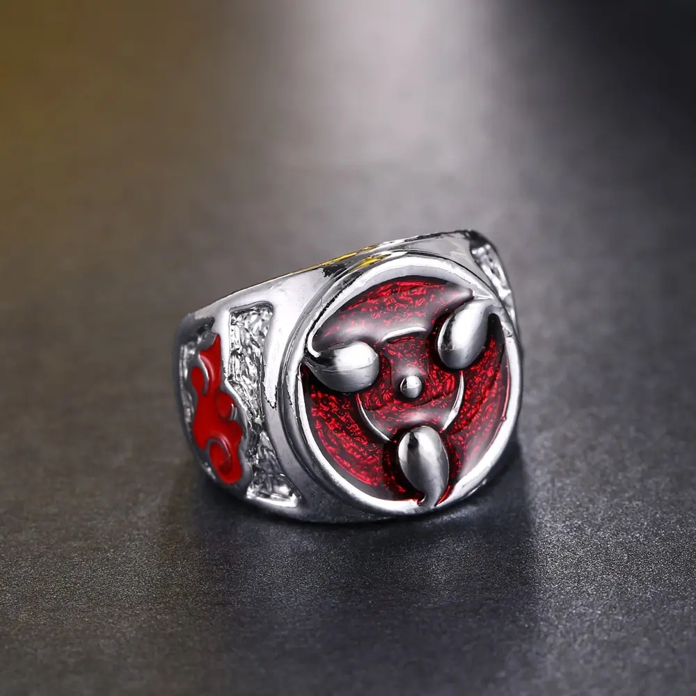 Naruto – Sharingan Uchiha Ring Rings & Earrings