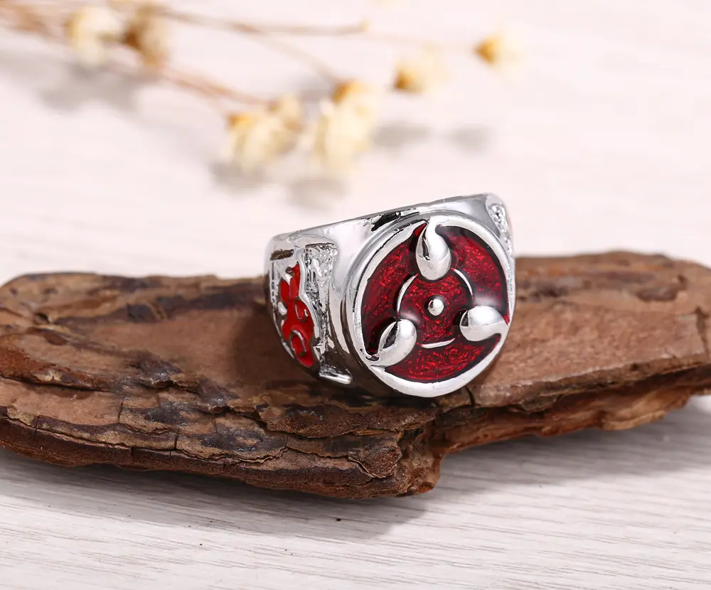 Naruto – Sharingan Uchiha Ring Rings & Earrings