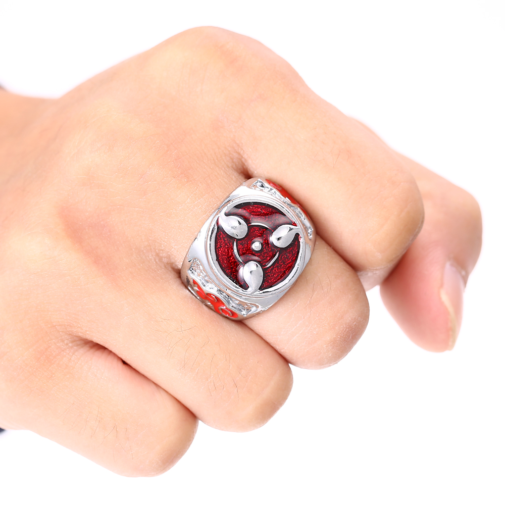 Naruto – Sharingan Uchiha Ring Rings & Earrings