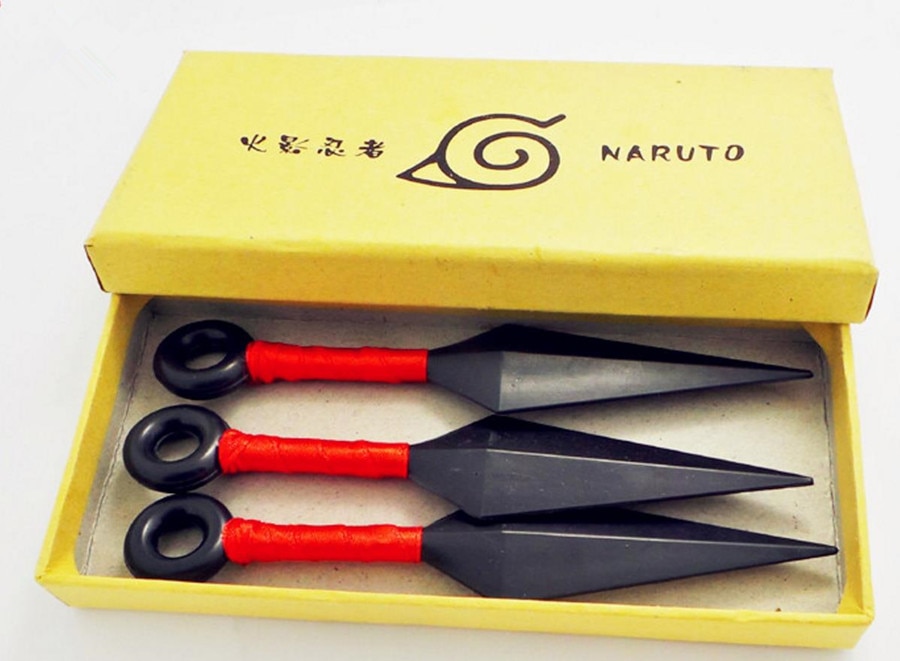 Naruto – Ninja Kunai 3pcs/set (3 Colors) Cosplay & Accessories