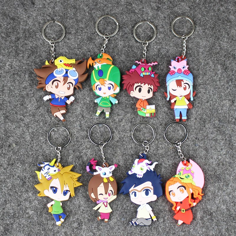 Digimon – 16 Heroes Characters Styles Keychains Pendants (8cm) Keychains Pendants & Necklaces