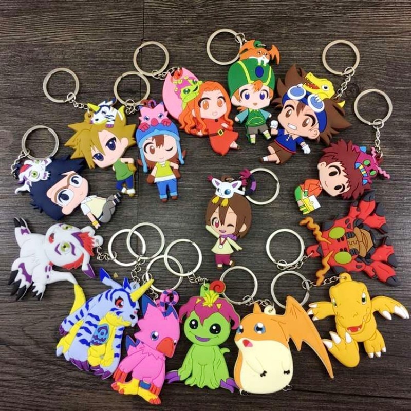 Digimon – 16 Heroes Characters Styles Keychains Pendants (8cm) Keychains Pendants & Necklaces