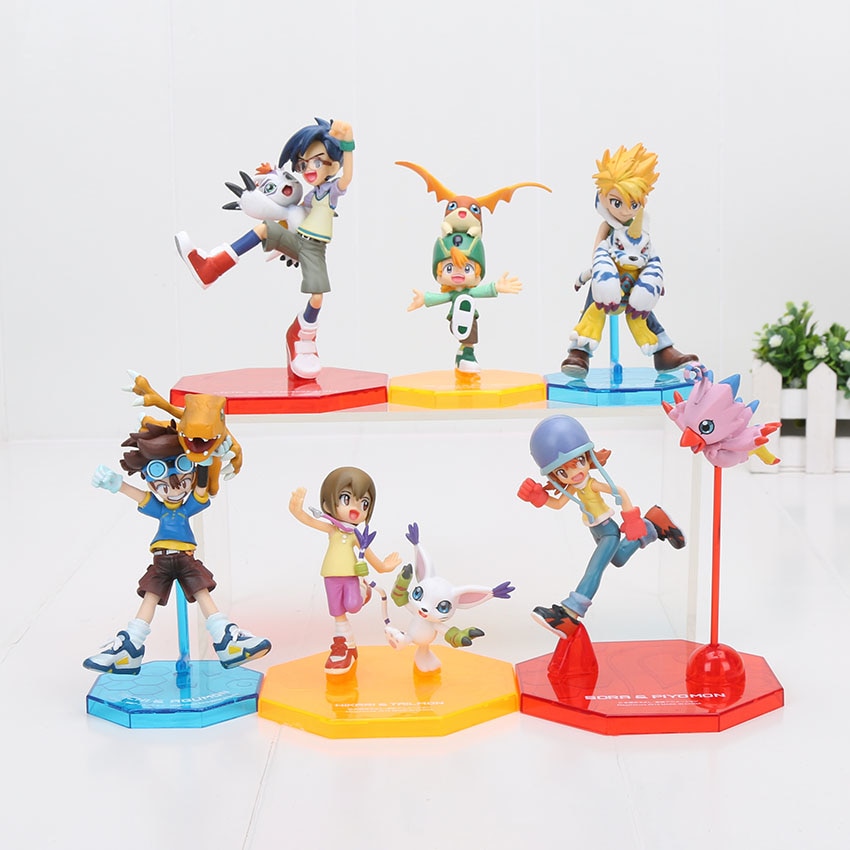 Digimon Adventure Takeru Takaishi & Patamon PVC Aktion Figur Modell Spielzeug 