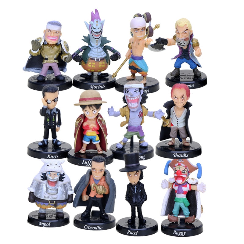 Buy One Piece Villains Pirates 12pcs Set Figure 5cm Action Toy Figures