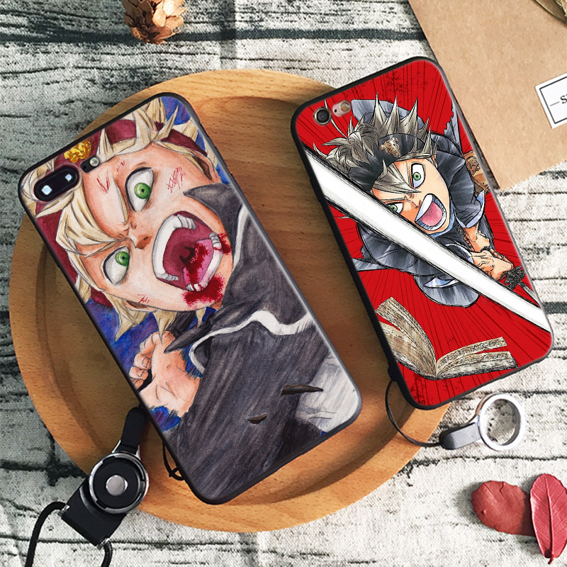Black Clover – Asta Soft Silicone Phone Cases For iPhone Phone Accessories