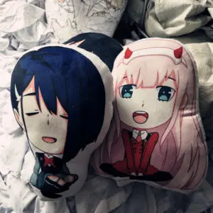 zero two plushie that calls you darling