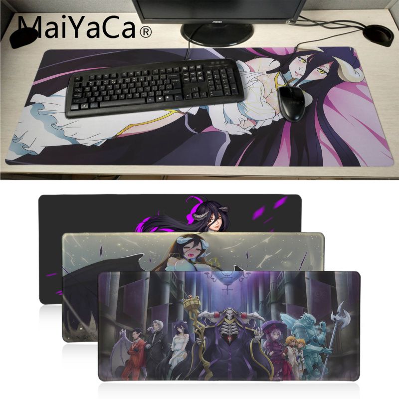 Overlord Albedo Mouse Pad Anime Extra Large Gaming Play Mat Keyboard Desk Mat 