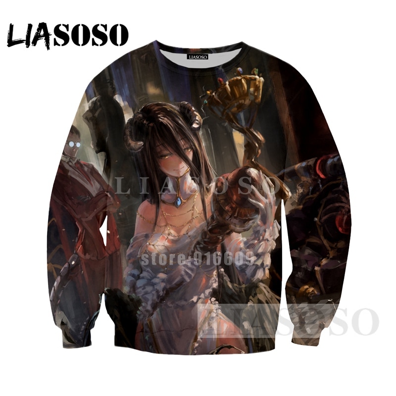 Overlord – Albedo 3D Printed T-Shirt/Hoodie/Sweatshirt Hoodies & Sweatshirts T-Shirts & Tank Tops