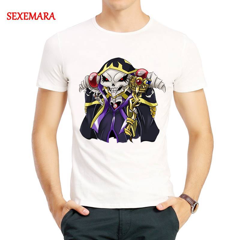 Overlord – Ainz Ooal Gown White T-Shirt (7 Styles) T-Shirts & Tank Tops