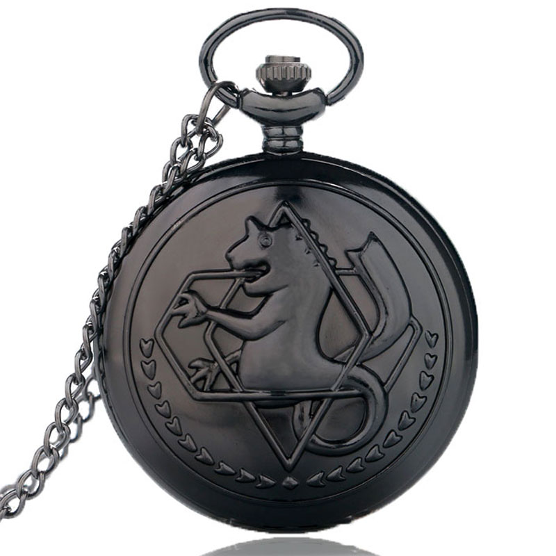 Luminous LED Pocket Watch Japan Cartoon Anime Quartz Pocket Watches  Necklace Chain Vintage FOB Steampunk Pendant Flash Clock - AliExpress