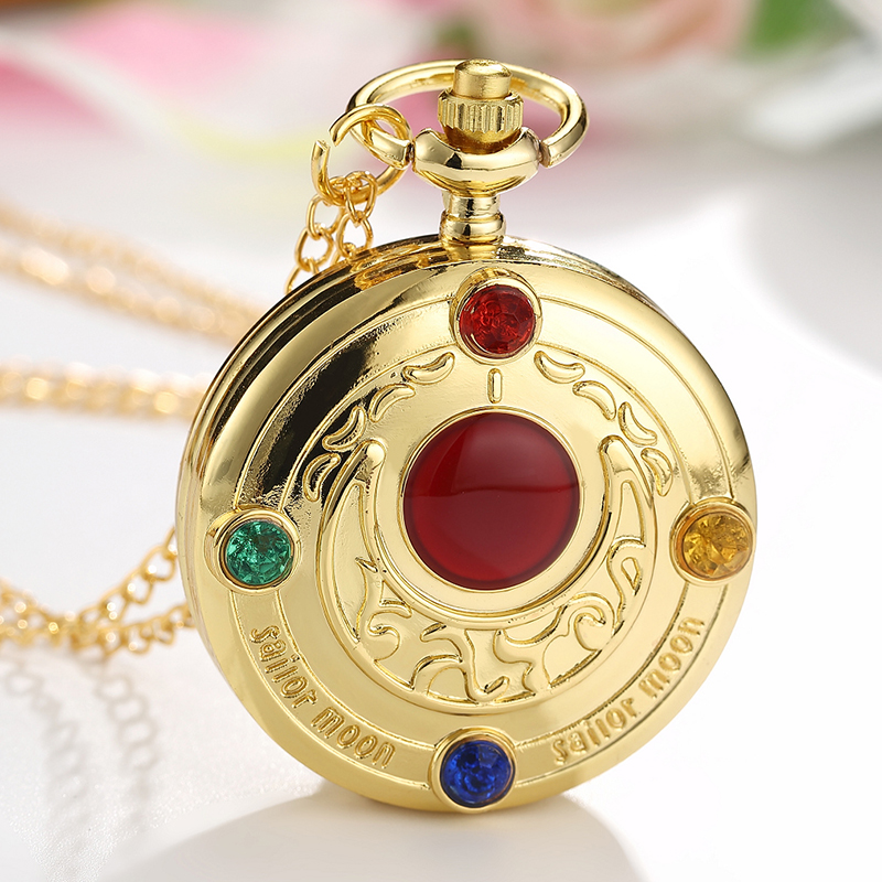 Sailor Moon – Pocket Watch With Diamond Gold Watches