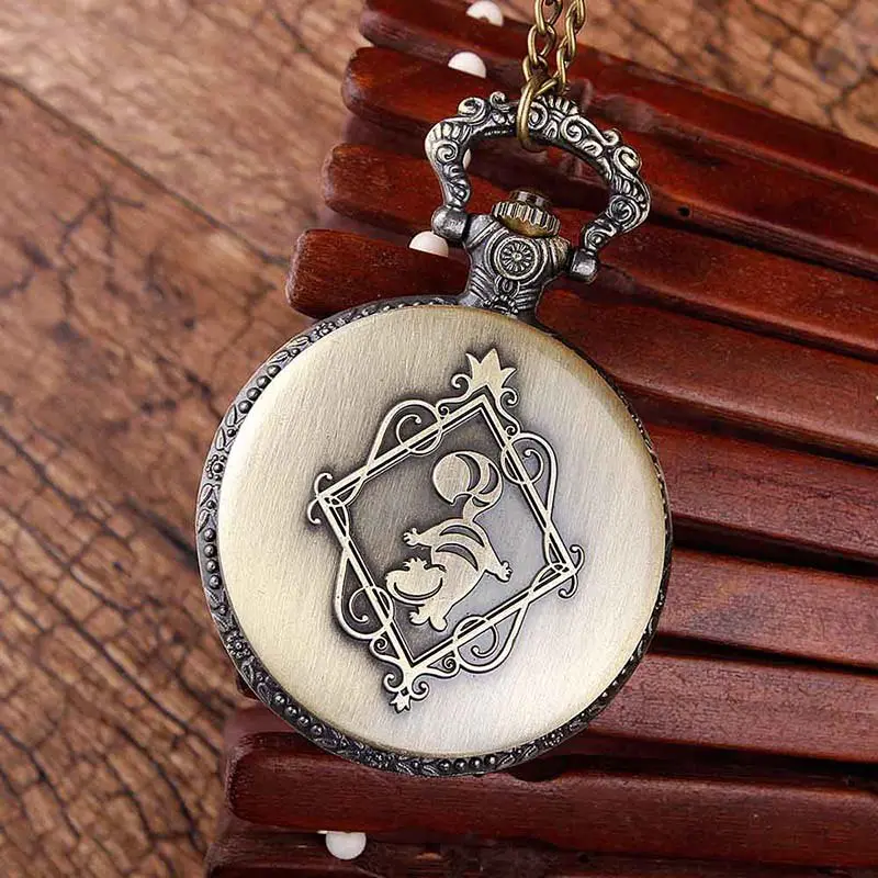 Alice in Wonderland – Bronze Pocket Watch Watches