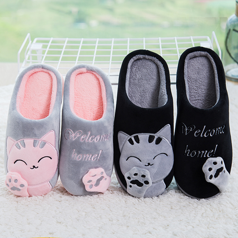 Chi’s Sweet Home – Cute Cat Plush Slippers (6 Colors) Shoes & Slippers