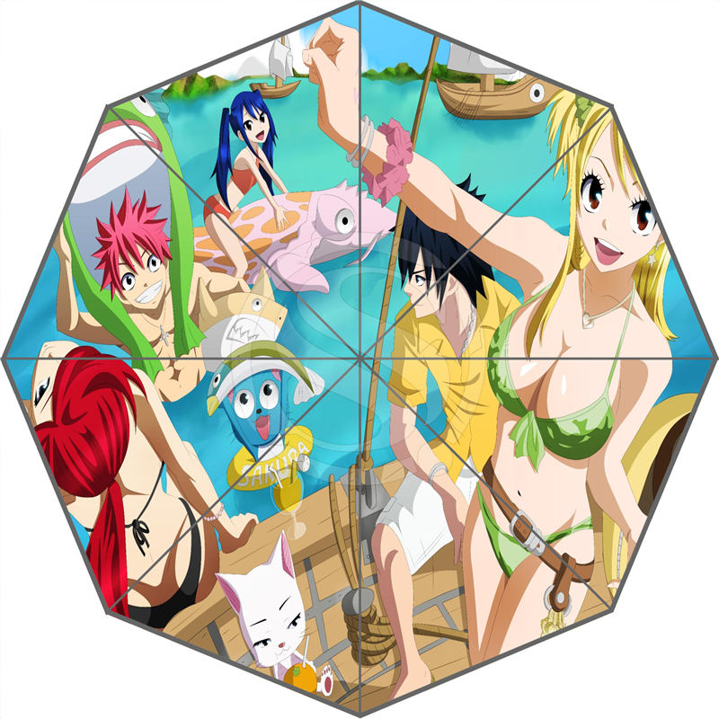 Fairy Tail – Sunny and Rainy Umbrella (30 Styles) Cosplay & Accessories