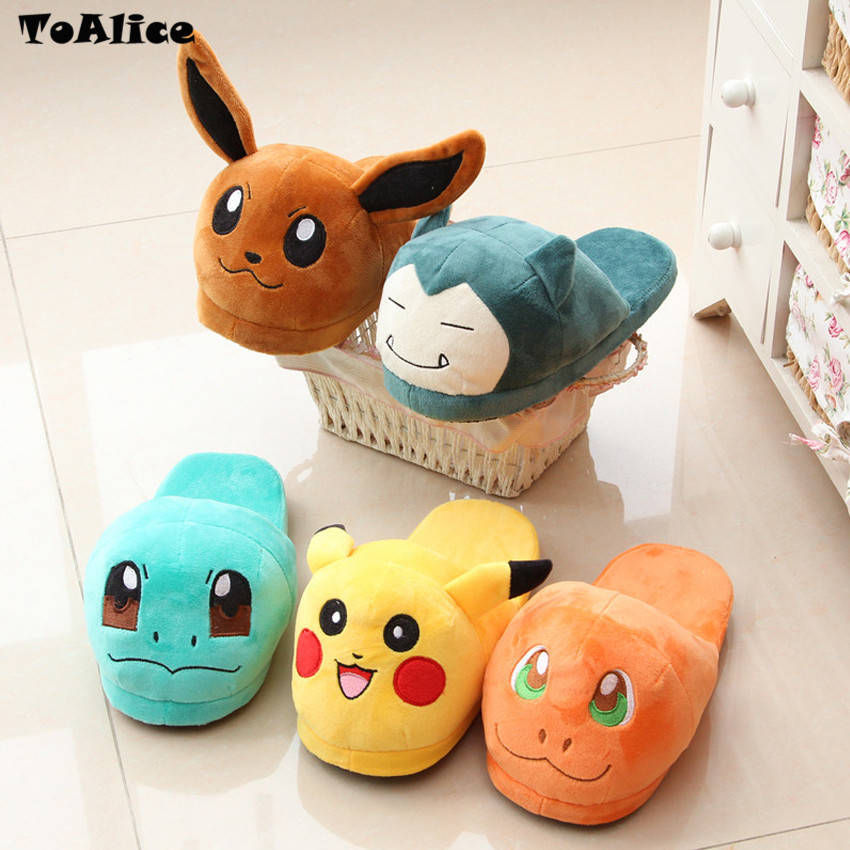 Pokemon – Cute Plush Slippers (9 Types) Shoes & Slippers