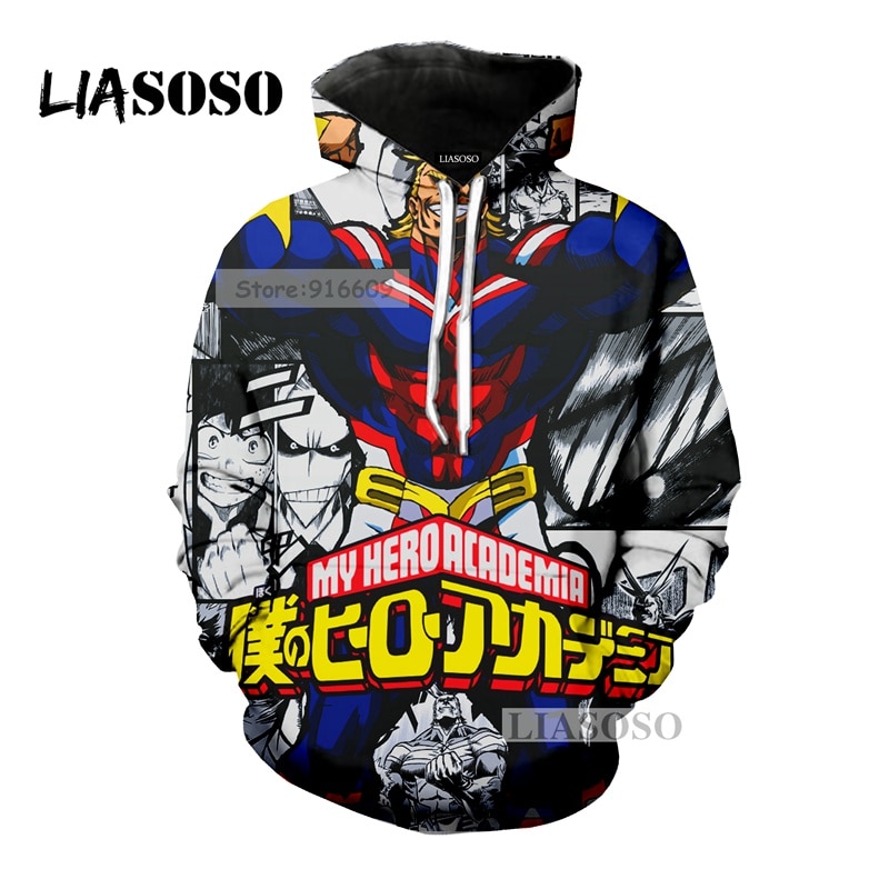 My Hero Academia – All Might 3D Printed T-Shirt/Hoodie/Sweatshirt Hoodies & Sweatshirts T-Shirts & Tank Tops