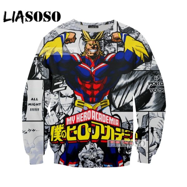 my hero academia all might hoodie