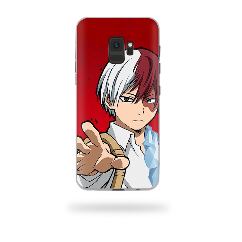 My hero Academia – Heroes Phone Cases for Samsung (7 Red Color Styles) Phone Accessories