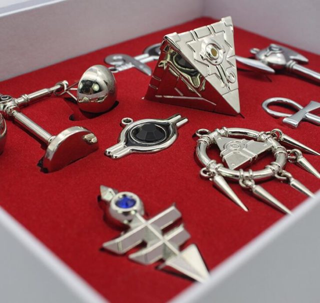 Yu-Gi-Oh! – Seven Millennium Items 8pcs/set Necklaces Figures (4-10cm ...