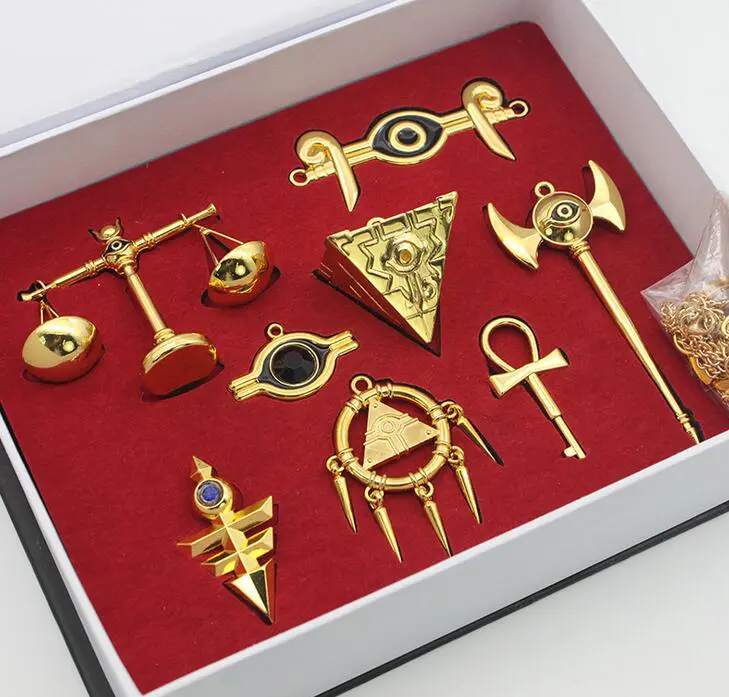 Yu-Gi-Oh! – Seven Millennium Items 8pcs/set Necklaces Figures (4-10cm) Action & Toy Figures Pendants & Necklaces