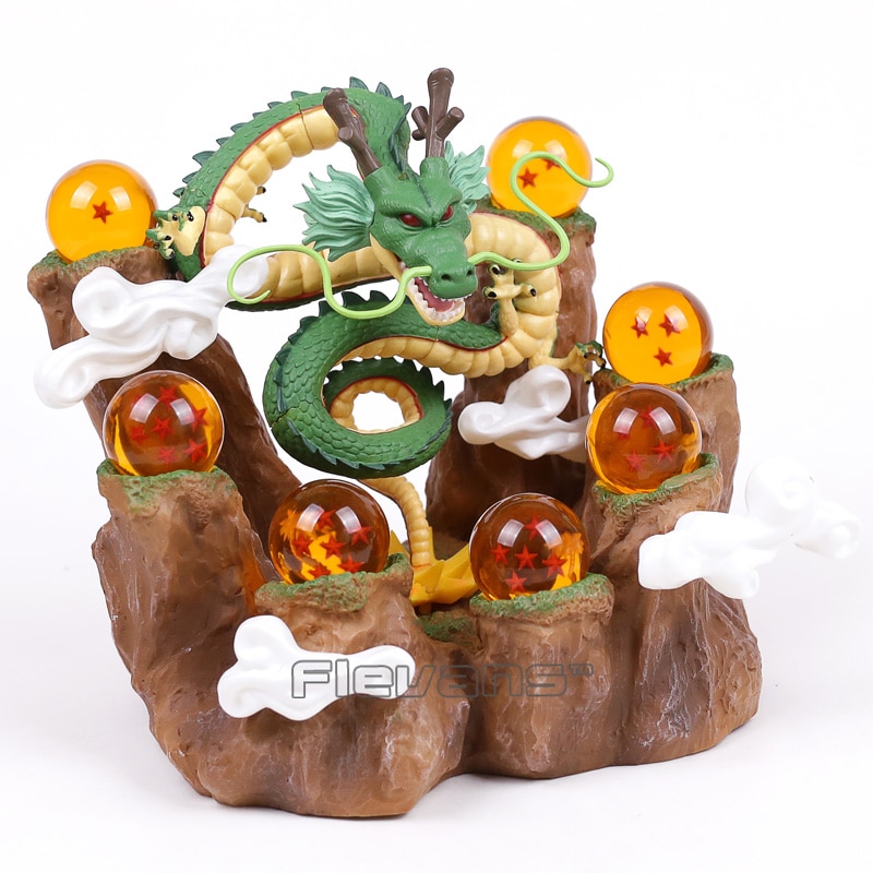 Dragon Ball – Shenron Mountain Stand and 7 Balls Figure Action & Toy Figures