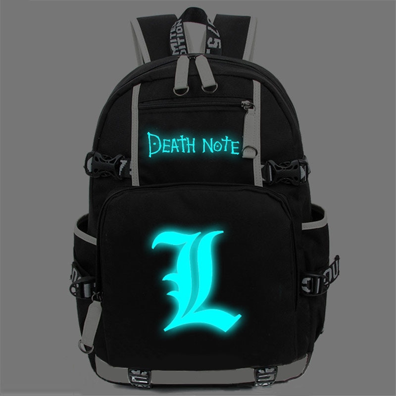 Death Note – Luminous Backpack (4 Styles) Bags & Backpacks