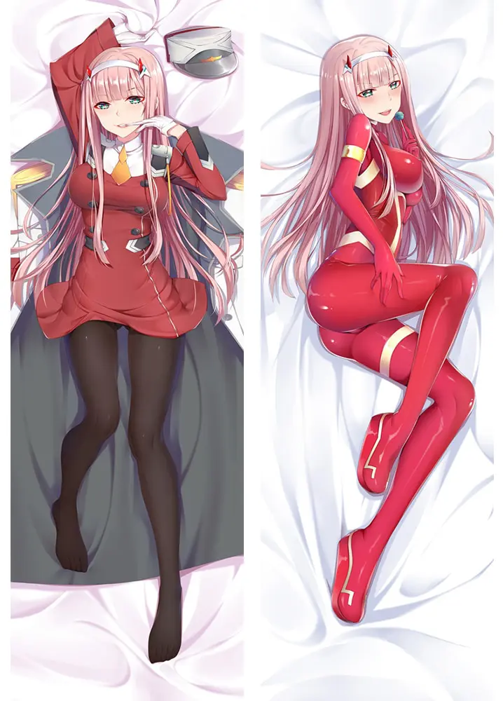 Darling in the Franxx – Zero Two Dakimakura Hugging Body Pillow Cover Bed & Pillow Covers
