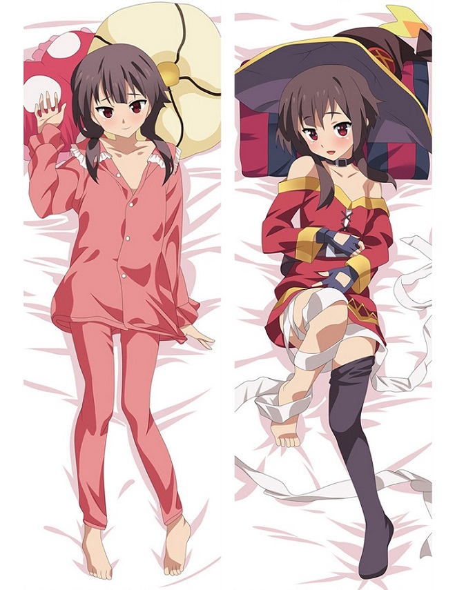 KonoSuba – Cute Megumin and Aqua Dakimakura Hugging Body Pillow Cover (6 Styles) Bed & Pillow Covers