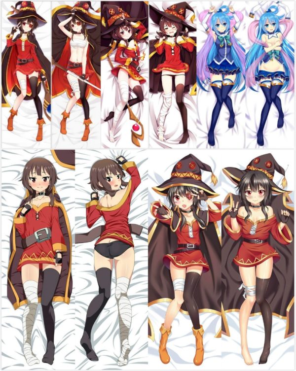 Buy Konosuba Cute Megumin And Aqua Dakimakura Hugging Body