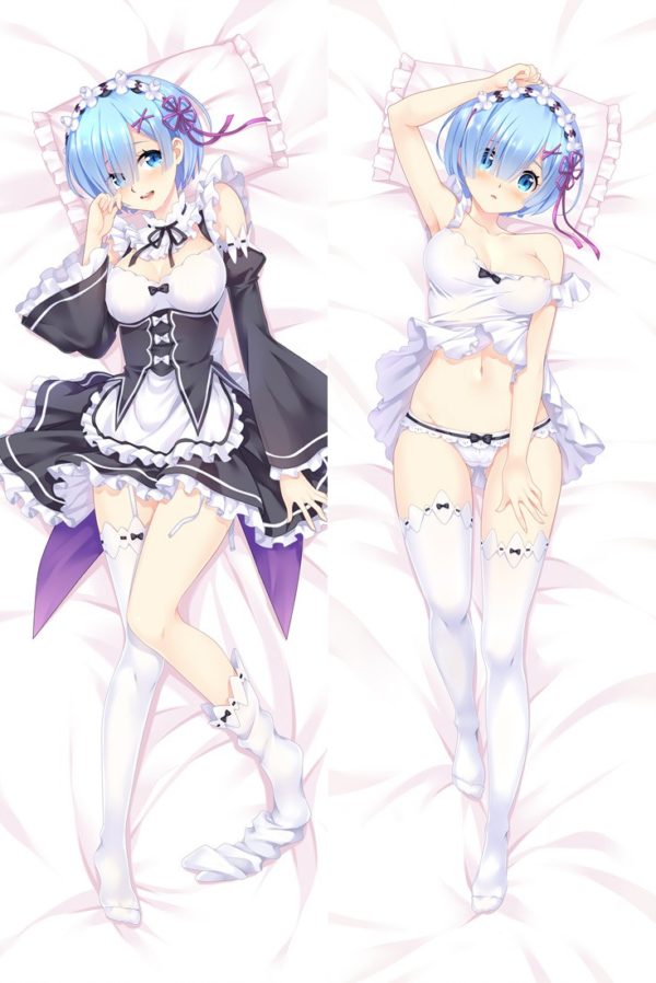 Anime Rezero Dakimakura Rem Anime Hugging Body Pillow Cases Cover 15050cm Japanese Anime 9545