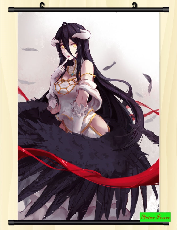 Overlord – Ainz Ooal Gown and Albedo Wall Scroll Poster (14 Styles) Posters