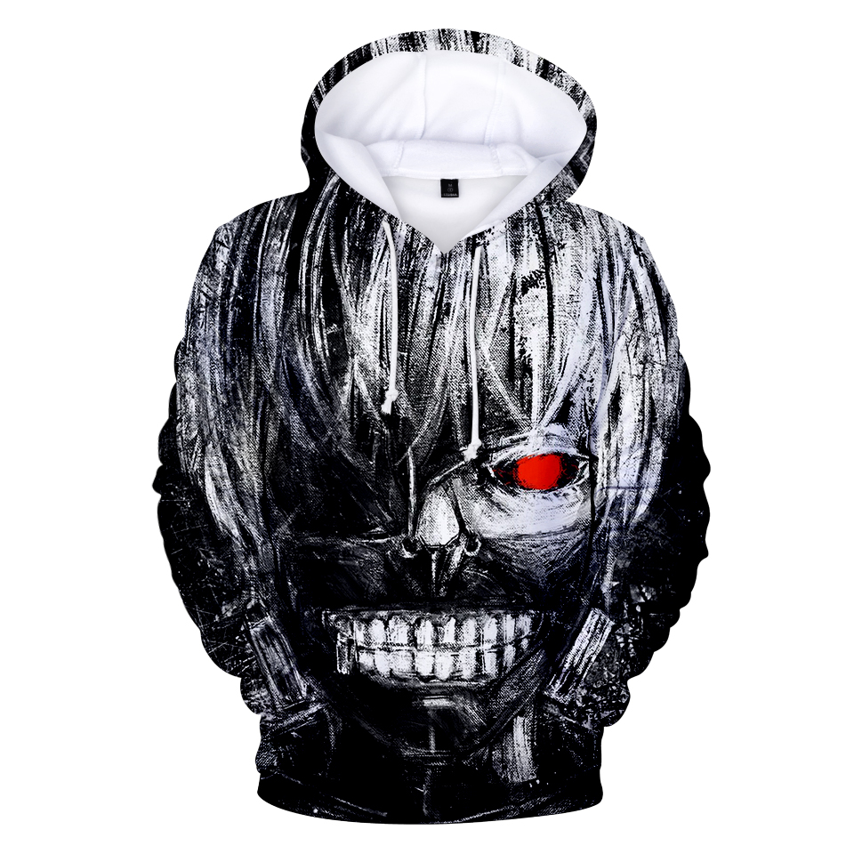 Tokyo Ghoul and Gintama – 3D Printed Hoodie (15 Styles) Hoodies & Sweatshirts