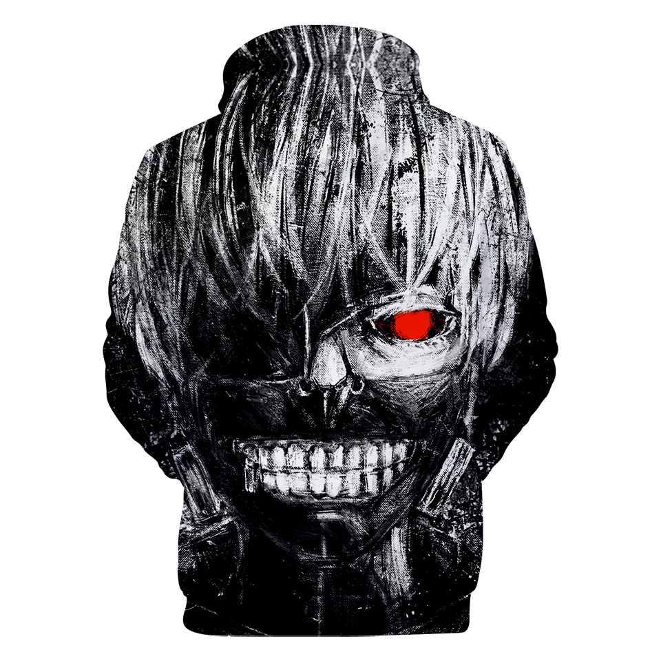 Tokyo Ghoul and Gintama – 3D Printed Hoodie (15 Styles) Hoodies & Sweatshirts