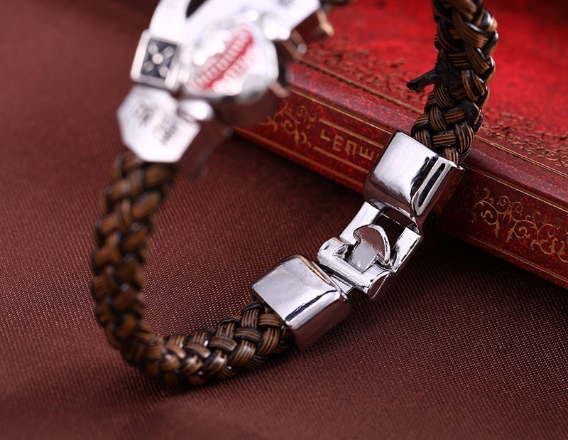 Tokyo Ghoul – Leather Woven Bracelet Bracelets
