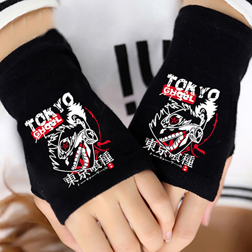 Tokyo Ghoul – Knitted Half Finger Glove (3 Styles) Cosplay & Accessories