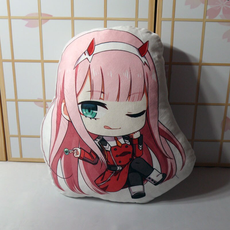 Darling in the Franxx – Zero Two Plush Pillow Bed & Pillow Covers Dolls & Plushies
