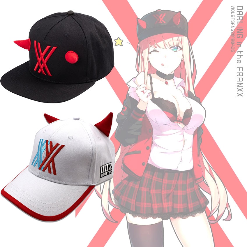 Darling in the Franxx – Zero Two Baseball Cap (2 Styles) Caps & Hats