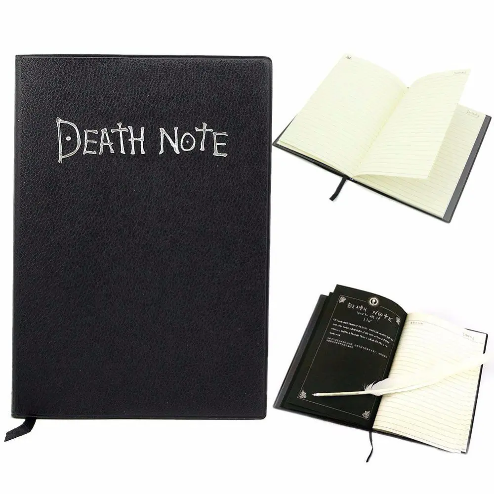 Death Note – Leather Writing Journal Notebook Pens & Books