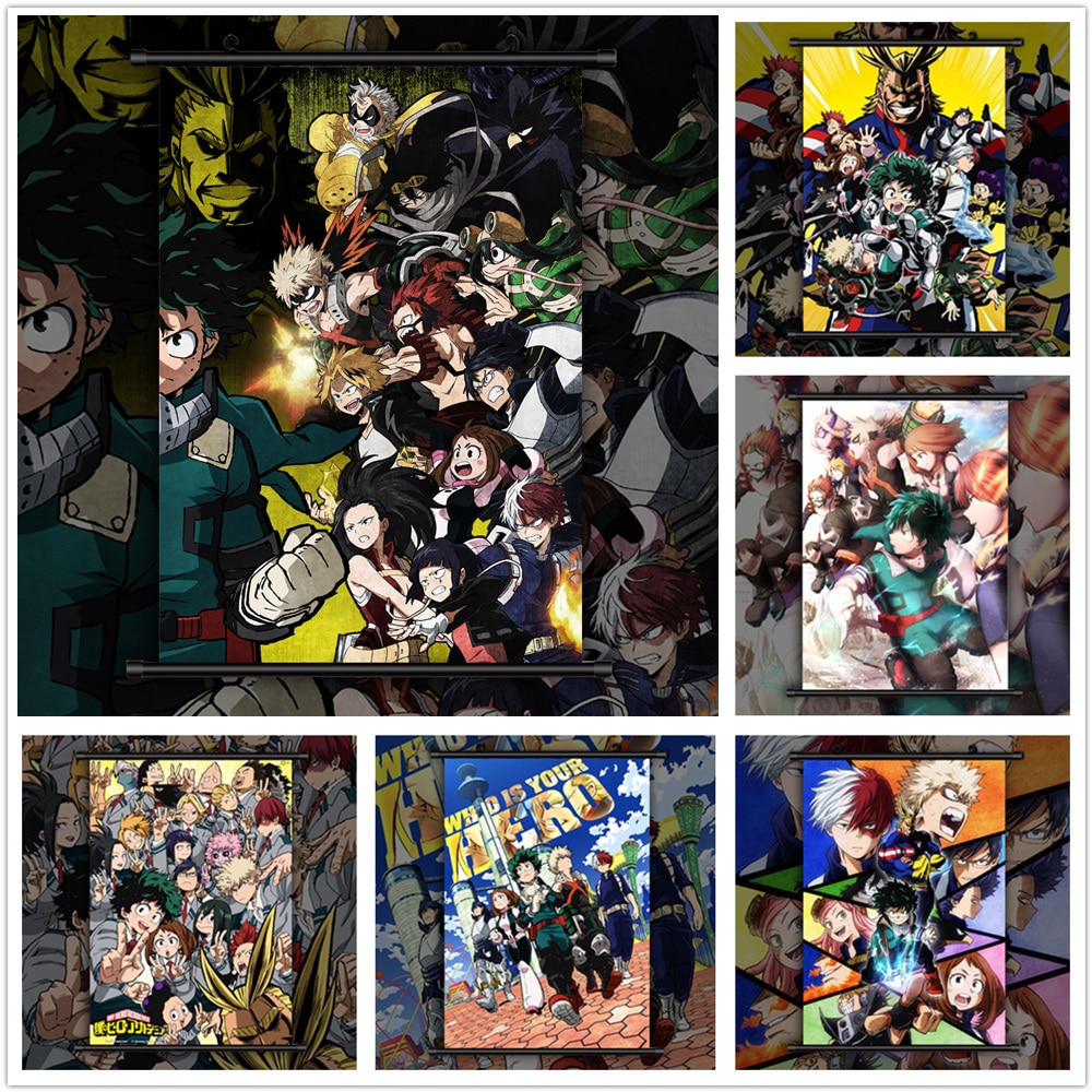 My Hero Academia – U.A. High School Students Wall Scroll Poster (18 Styles) Posters