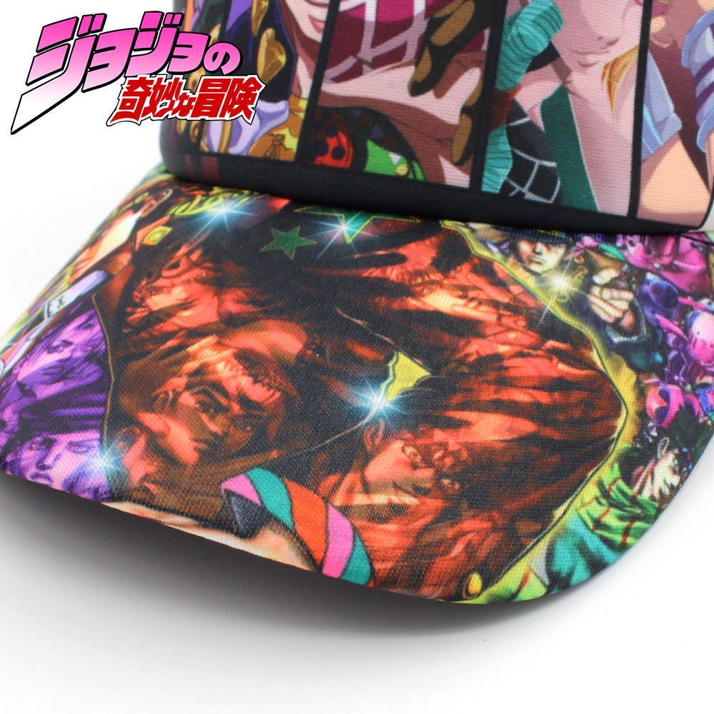 JoJo’s Bizarre Adventure – Full Printed Trucker Cap Caps & Hats