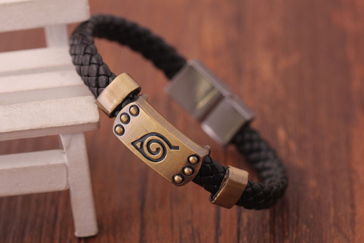 Naruto – Leaf Village Leather Bracelet Bracelets