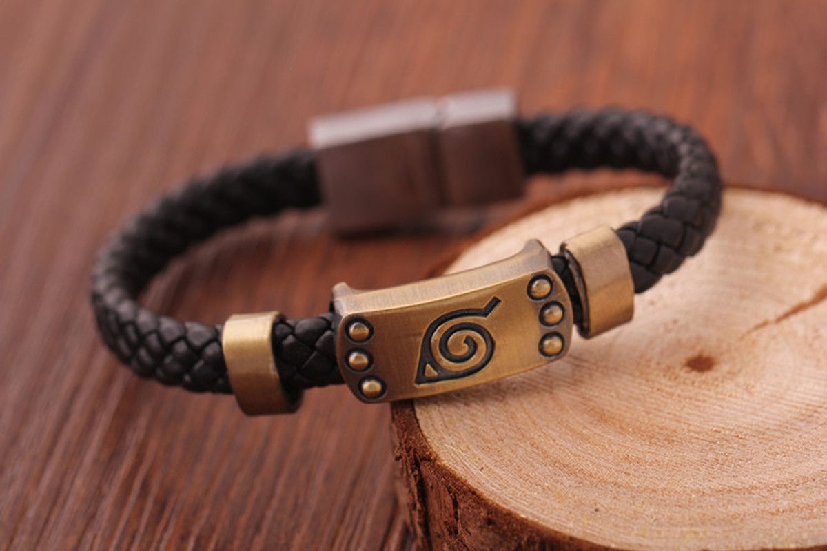 Naruto – Leaf Village Leather Bracelet Bracelets