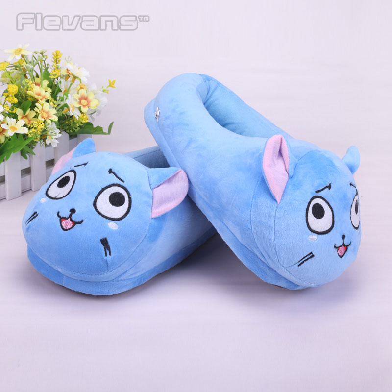 Fairy Tail – Happy Plush Slippers Shoes & Slippers