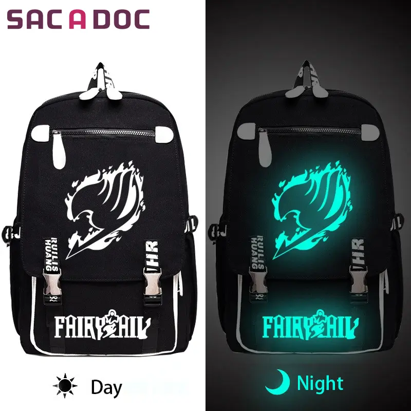 Fairy Tail – Luminous Backpack (2 Styles) Bags & Backpacks